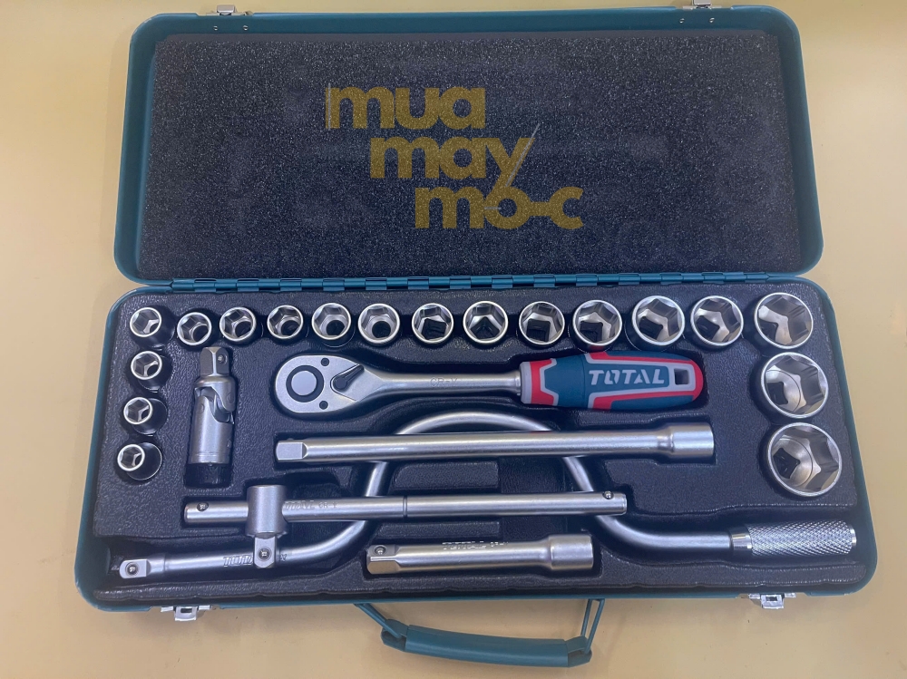 Bộ tuýp 1/2 Total THT141253 24 chi tiết 10-32mm