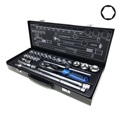 Bộ tuýp 1/2" 6 cạnh 24 món hệ mét Licota ALT-5002F