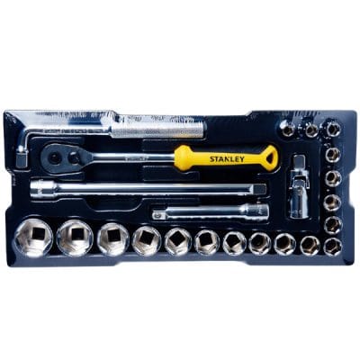 Bộ tuýp 1/2" 6PT MET/ 23 chi tiết Stanley STMT74173- 8C