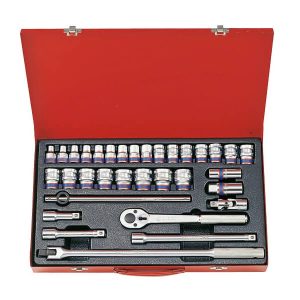 Bộ tuýp 33 chi tiết hệ mét Kingtony 4034MR 1/2″