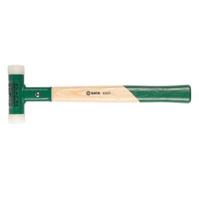 Búa cao su tay cầm bằng gỗ SATA 92601 30mm