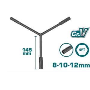 Cần chữ Y Total THYWB081012 8-10-12mm