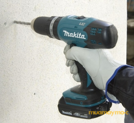 Minh họa các bước sử dụng máy khoan pin Makita đúng cách