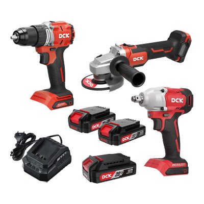 Combo DCK 2 - Máy Khoan KDJZ2060i (TYPE ADM) + Máy siết bu lông KDPB298 + Máy mài góc KDSM03-100 Tặng 1 Pin 2.5Ah