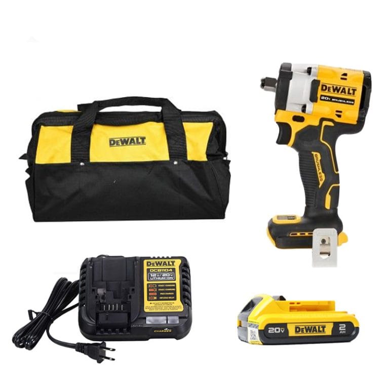 Combo Dewalt – Máy siết bu lông DCF922 + Pin 20V 2.0Ah + Đế Sạc DCB1104 – Tặng túi đựng dụng cụ
