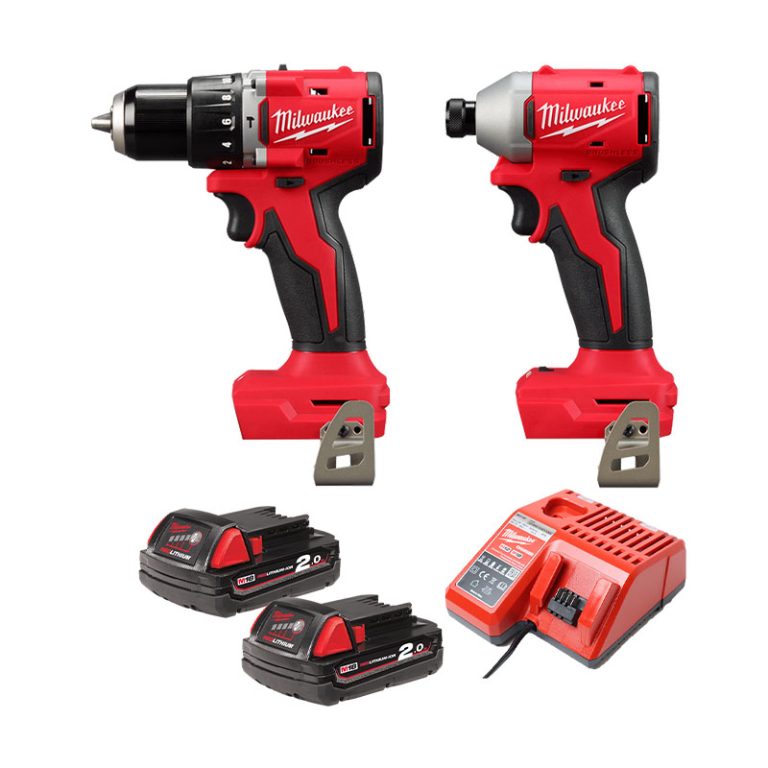COMBO M18 Milwaukee – Máy khoan pin M18 BLPDRC + Máy bắn vít M18 BLIDR