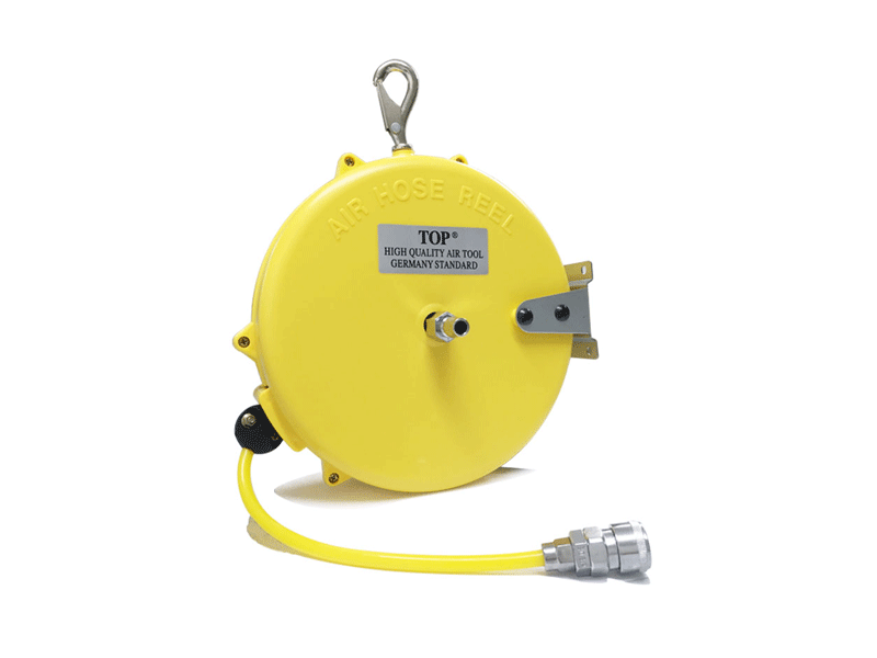 Cuộn Dây Hơi Tự Rút Vỏ Nhựa TOP HR-600 (8m) Đài Loan