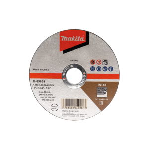 Đá cắt inox mỏng Makita D-65969 (125×1, 2×22.23mm)