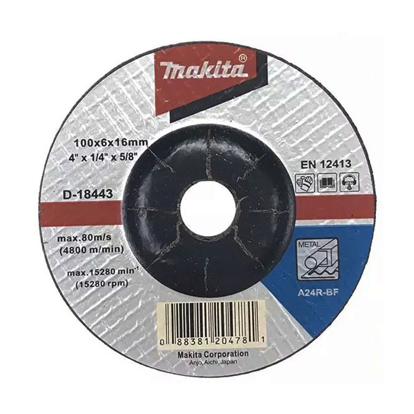 Đá mài A24R cho kim loại (100x6x16mm) Makita D-18443