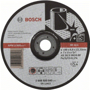 Đá mài Inox Bosch 2608600540 (180×6.0x22.2mm)