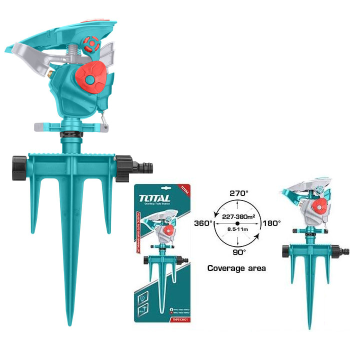 Đầu phun tưới nước xoay 360 độ Total THPS13601