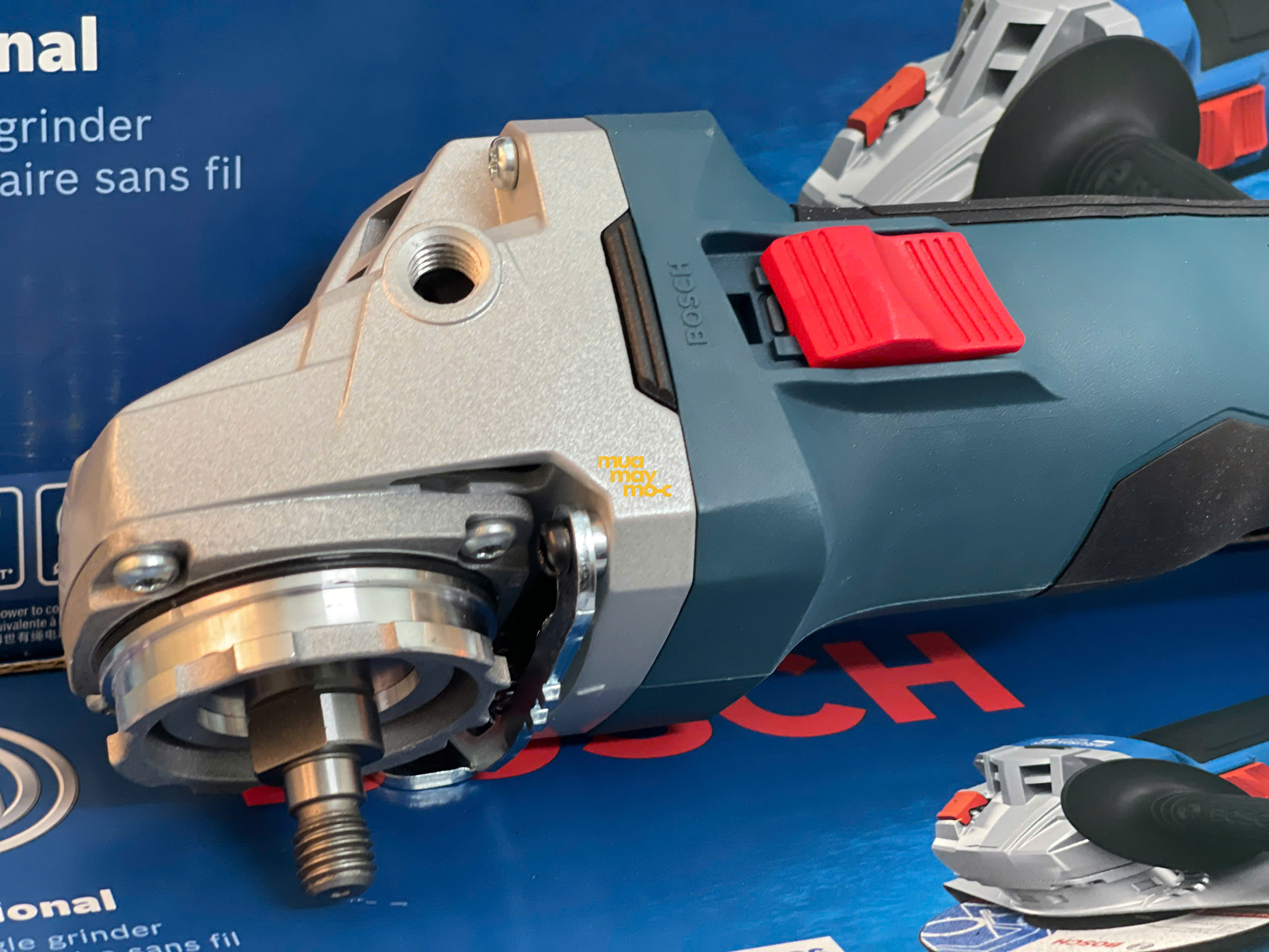 Thân Máy Mài Góc Dùng Pin Bosch GWS 18V-8 Solo (100mm)