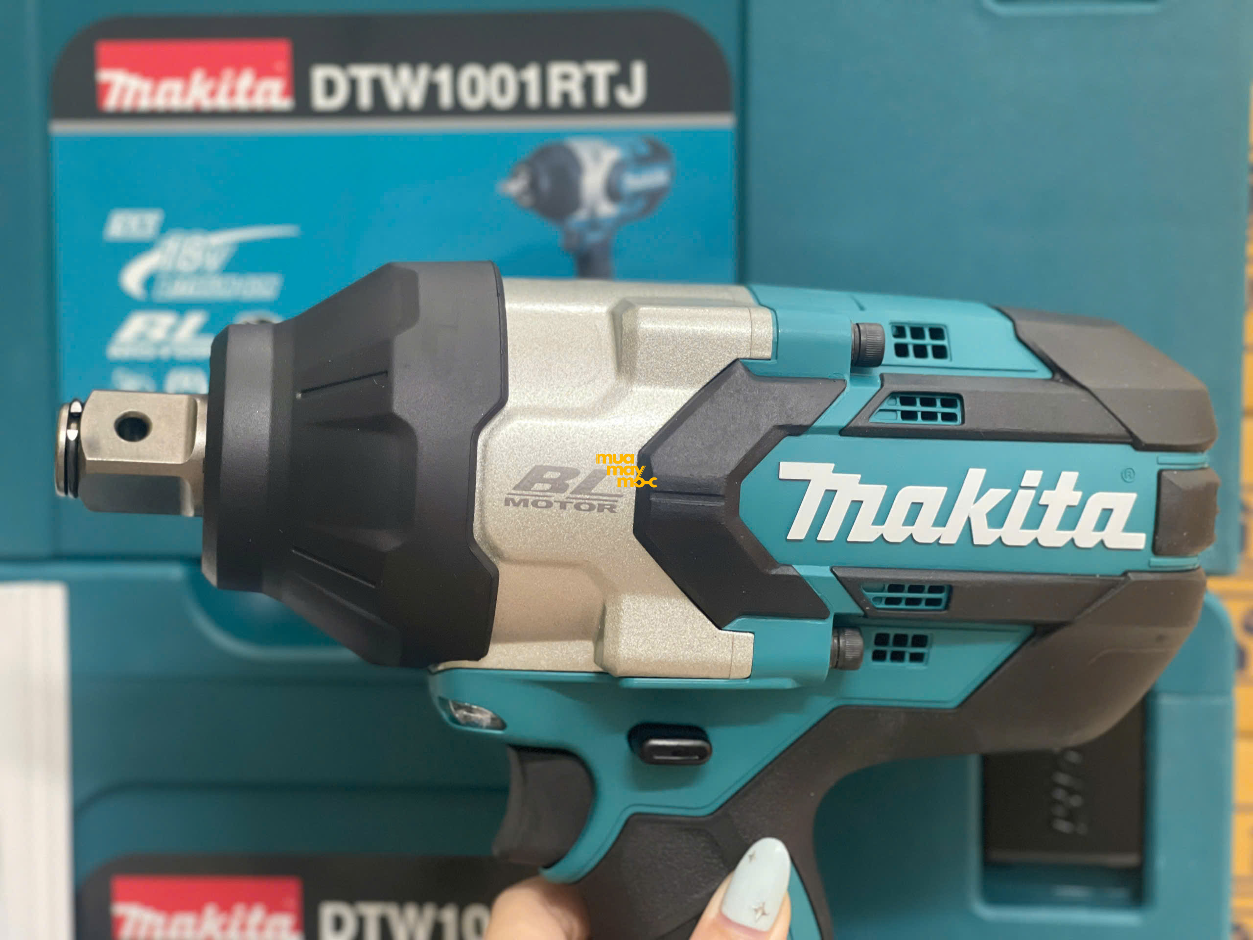 Đầu vuông 3/4 inch chịu lực cao của Makita DTW1001RTJ