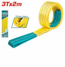 Dây cáp vải cẩu hàng vàng 3Tx2m Total THTWS0302