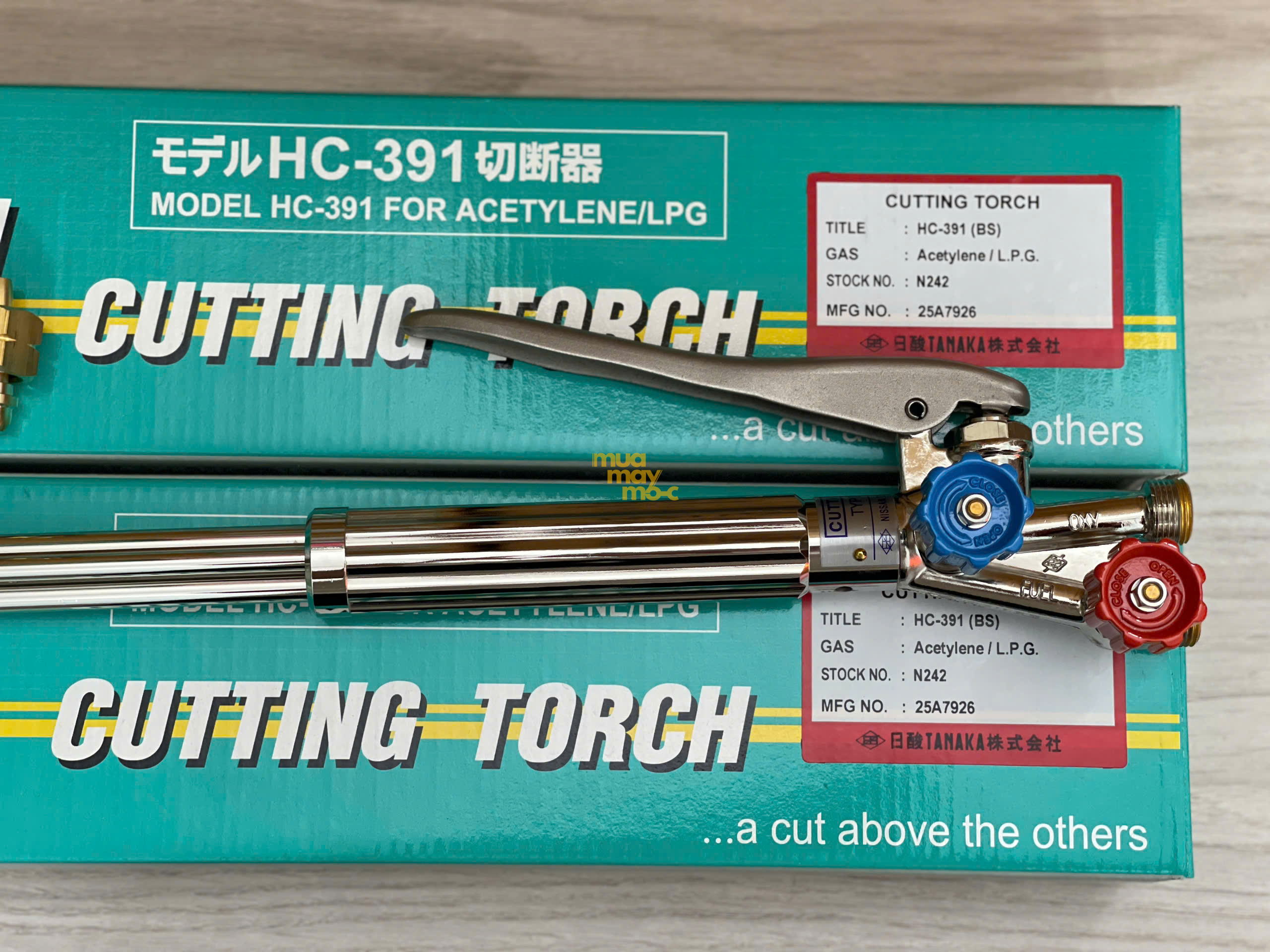 Hệ thống van điều chỉnh lượng khí của Tanaka HC-391