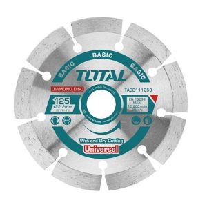 Đĩa cắt gạch khô có phủ hợp kim nhân tạo Total TAC2111253 125x22mm