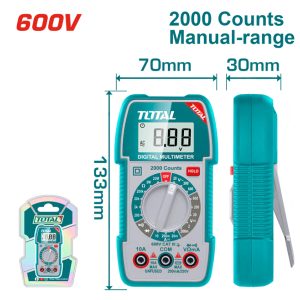Đồng hồ vạn năng kỹ thuật số 600V Total TMT5360011