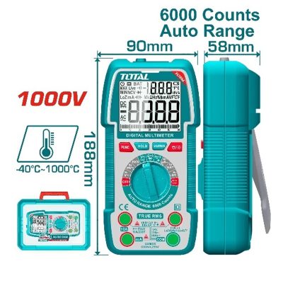 Đồng hồ vạn năng kỹ thuật số Total TMT5310004