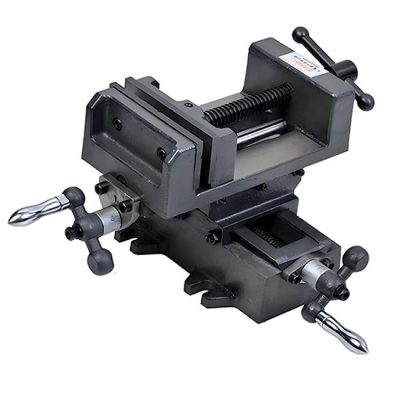 Ê tô bàn phay chữ thập Asaki AK-7034 8"