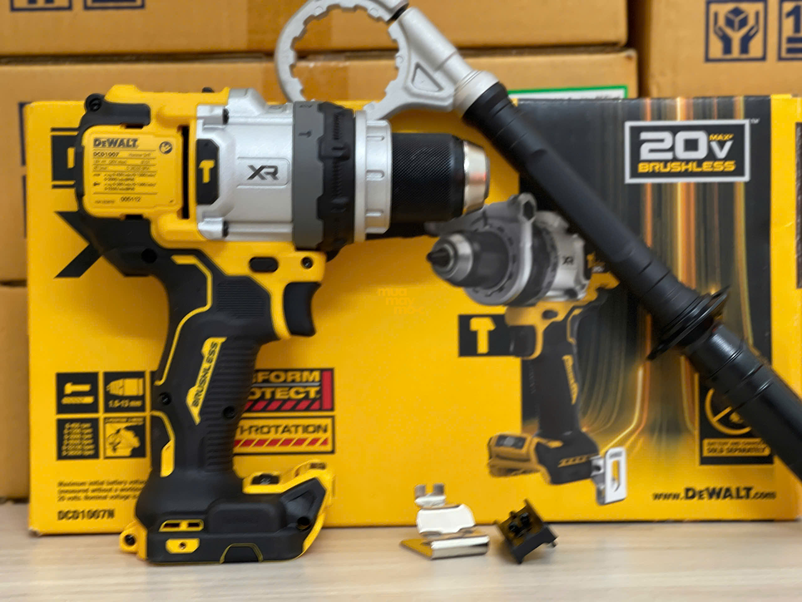 Sở hữu Dewalt DCD1007N-B1 chính hãng giá tốt tại muamaymoc.com