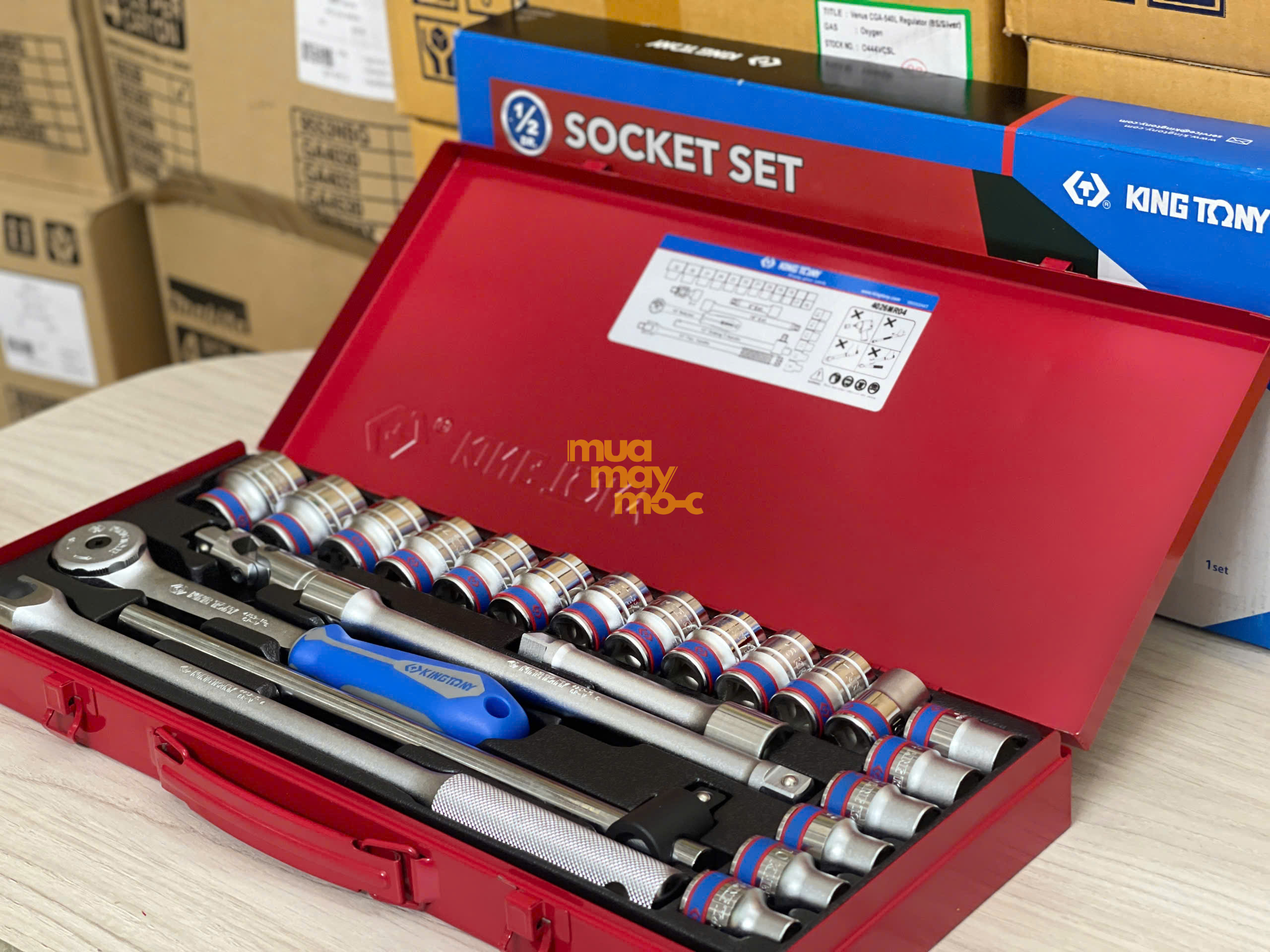 Hình ảnh thực tế bộ tuýp KingTony 4026MR04 chính hãng