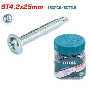 Hộp 150 vít tự khoan ST4.2x25mm Total WJSS4202511