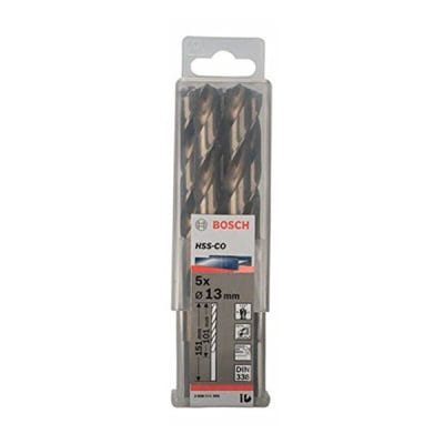 Hộp 5 Mũi khoan sắt và inox 12mm HSS-Co Bosch 2608585903