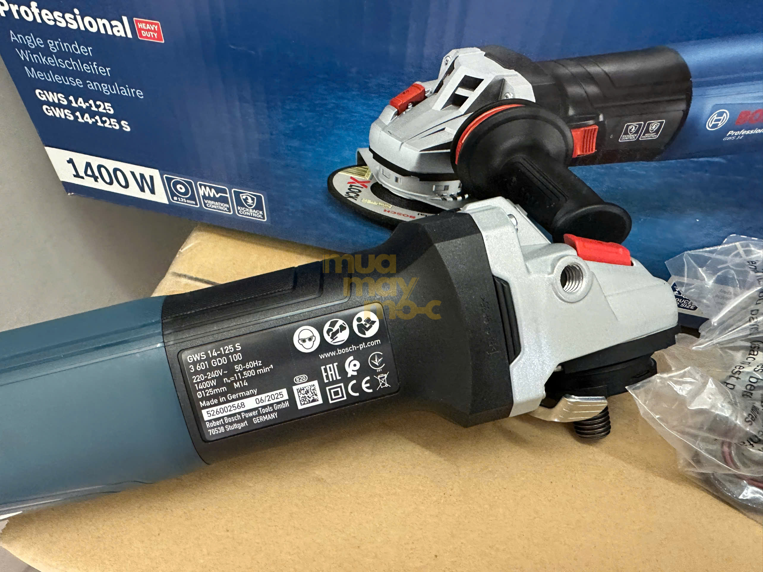 Máy mài góc Bosch GWS 14-125 S chính hãng tại muamaymoc.com