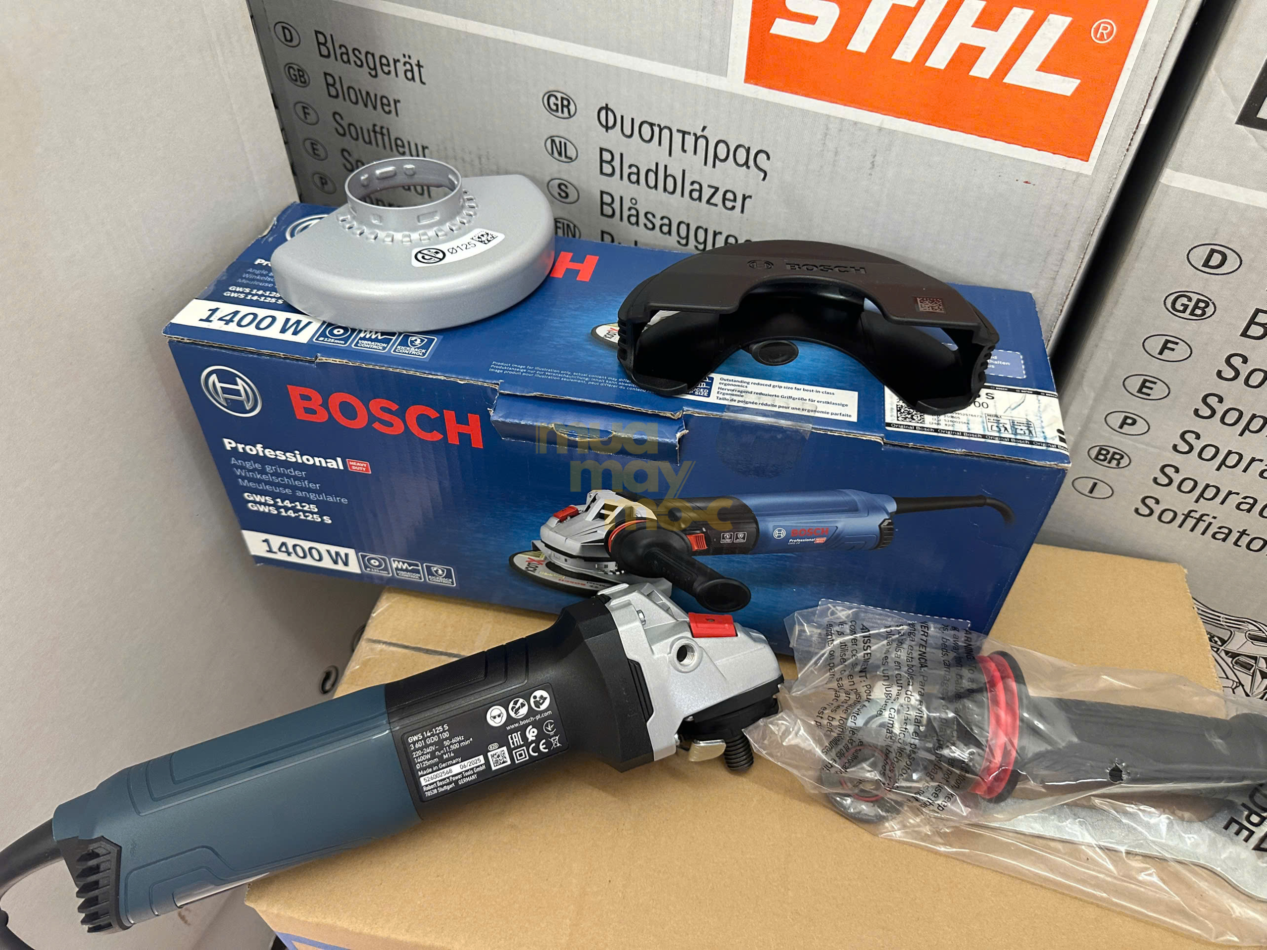 Hệ thống điều tốc của Bosch GWS 14-125 S