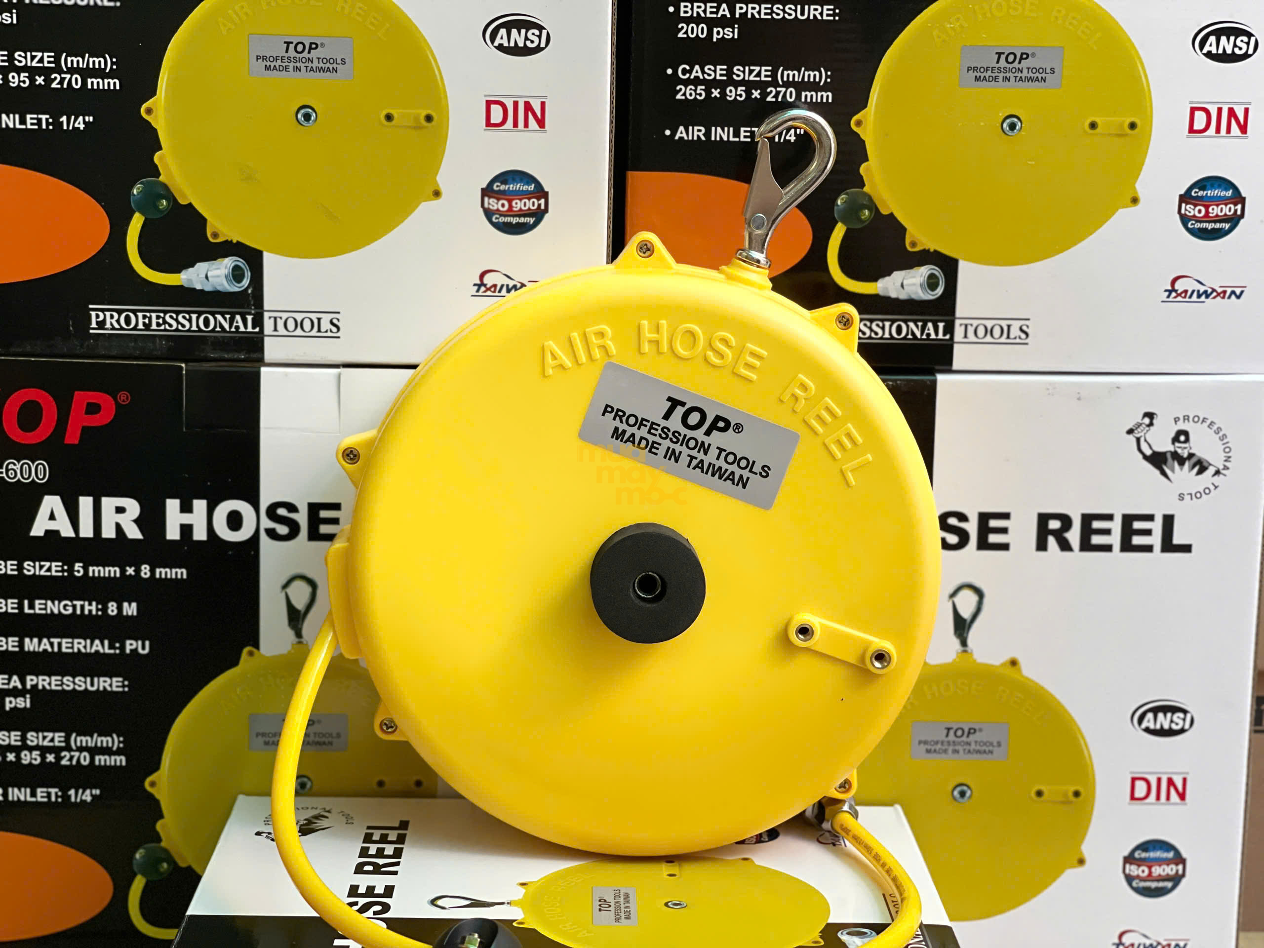 Hình thực tế cuộn dây hơi TOP HR-600 tại An Khang