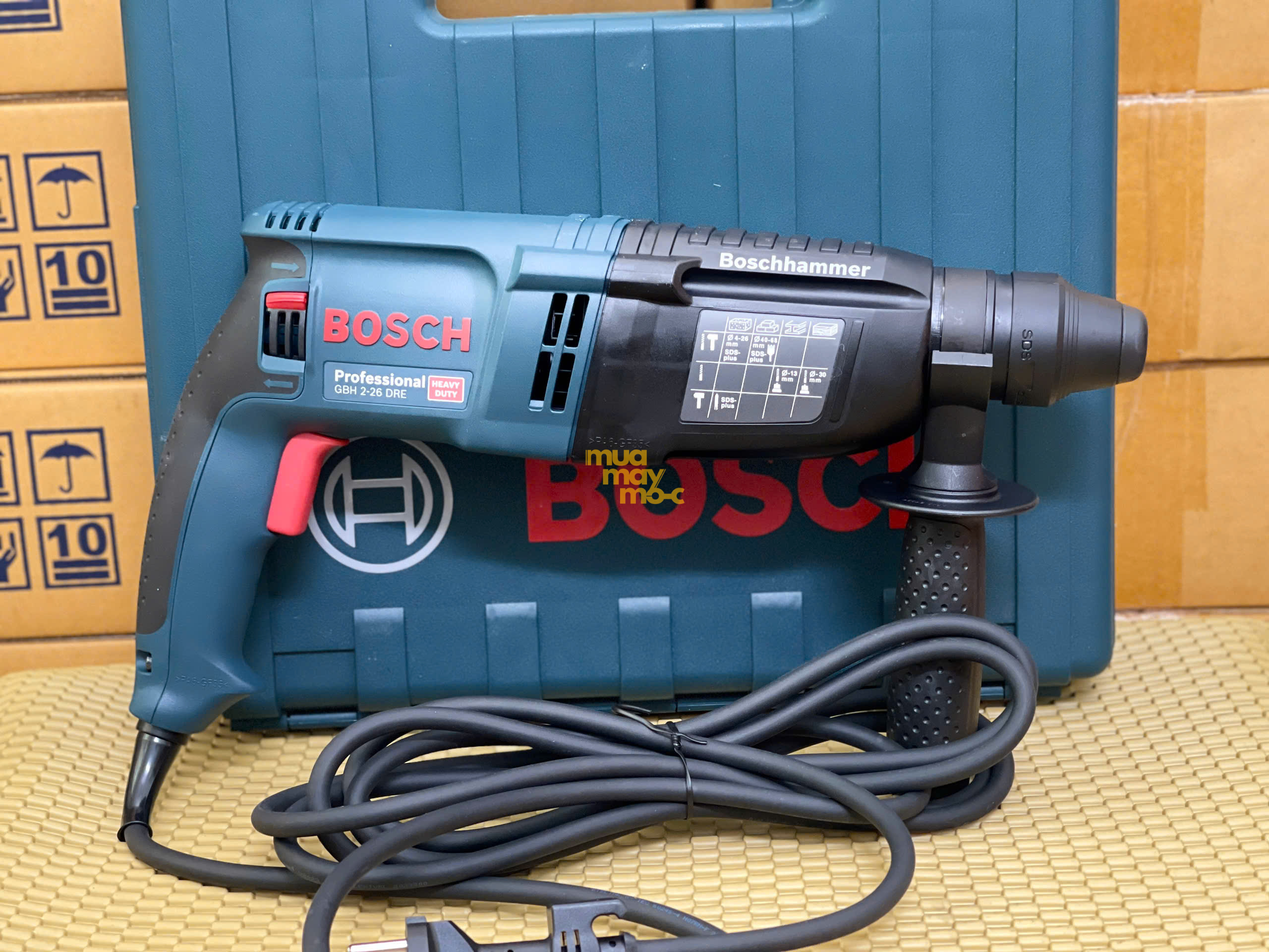 Máy khoan búa Bosch GBH 2-26DRE chính hãng tại An Khang