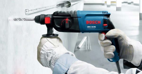 Cấu tạo máy khoan cầm tay: motor hộp số đầu kẹp
