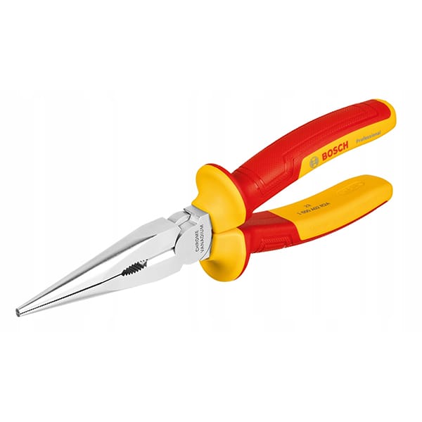 Kềm mũi nhọn cách điện VDE 200mm Bosch 1600A02NE3