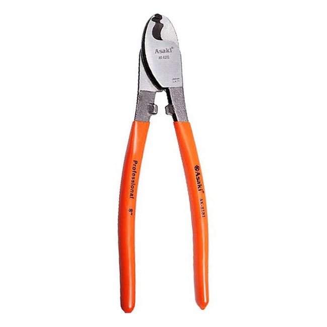 Kìm cắt cáp Asaki AK-8180 6″