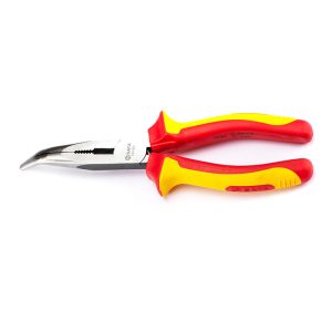 Kìm mũi cong cách điện SATA 70182 8″