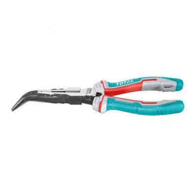 Kìm mũi nhọn cong cao cấp Total THT24816S 8" (200mm)