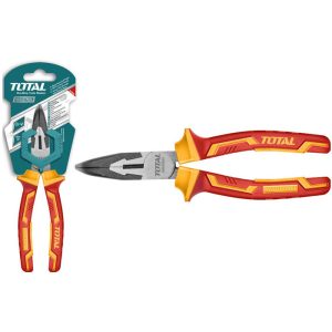 Kìm mũi nhọn mỏ cong cách điện 1000V Total THTIP2481 8″