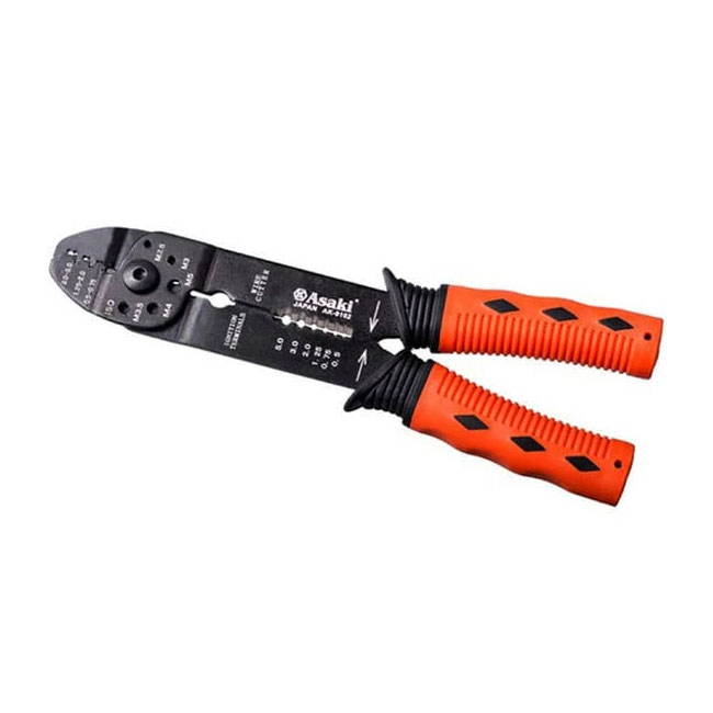 Kìm tuốt dây điện đa năng Asaki AK-9102 9″