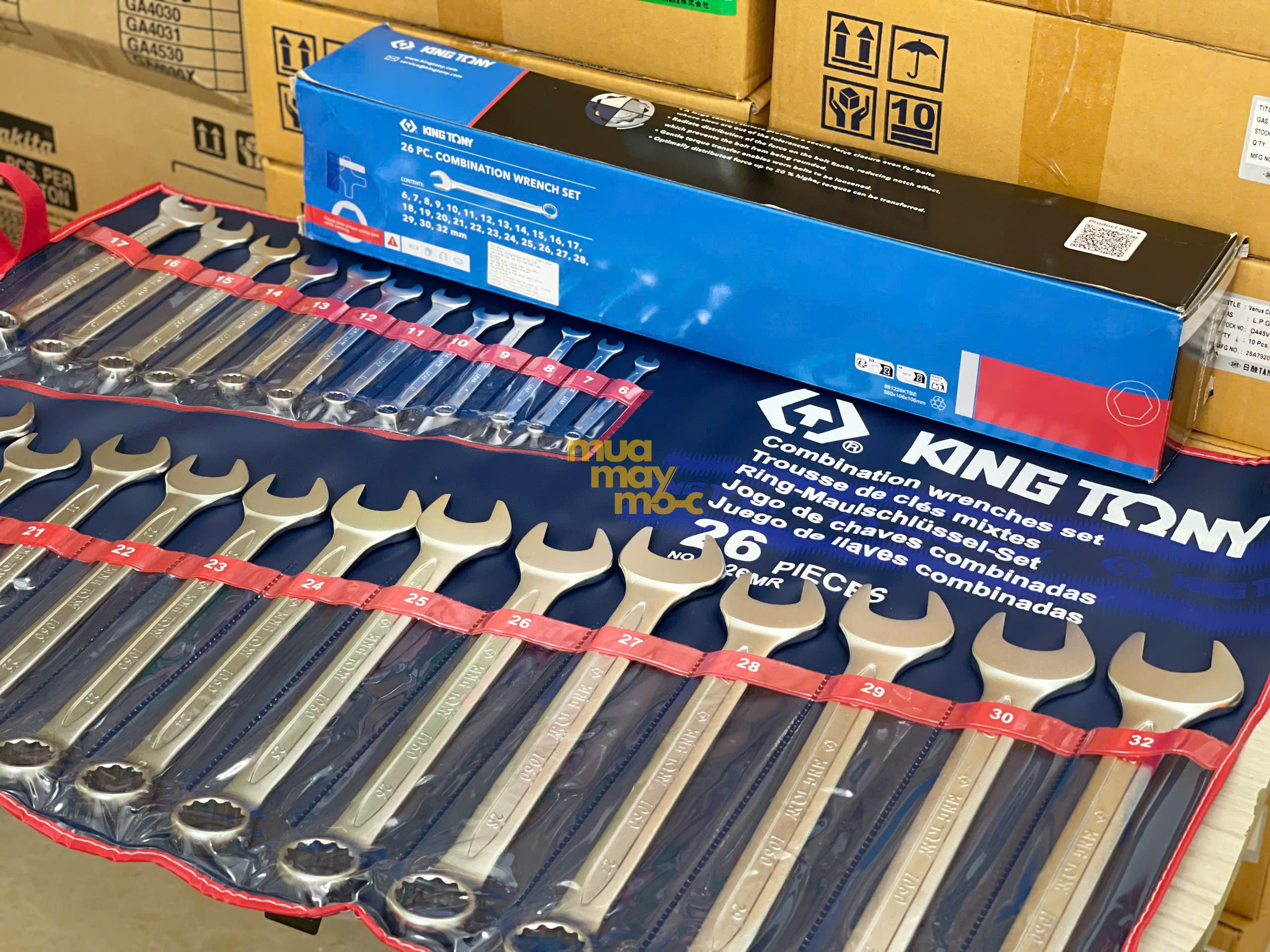 Setup xưởng dịch vụ chuyên nghiệp với Kingtony 1226MR