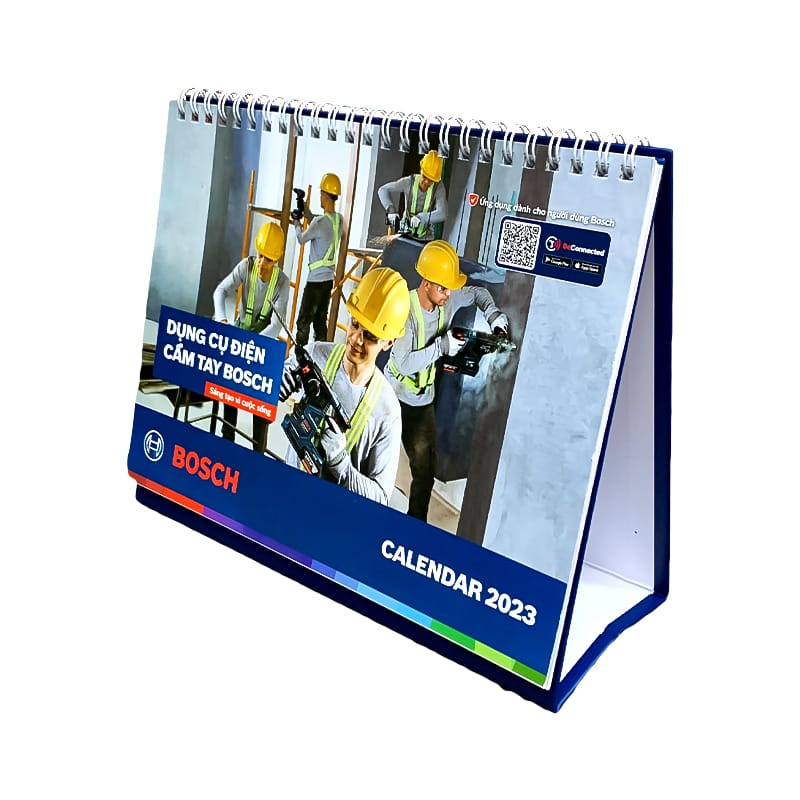 Lịch để bàn 2023 Bosch