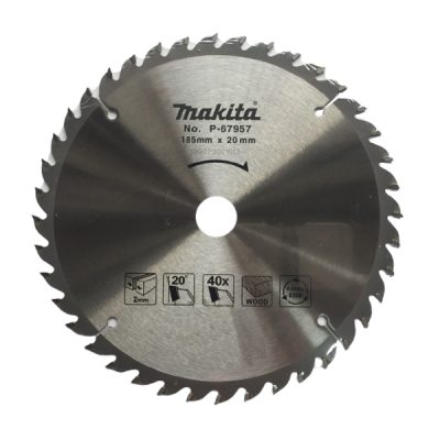 Lưỡi cắt gỗ 40 răng Makita P-67957 185 x 20 x 40T