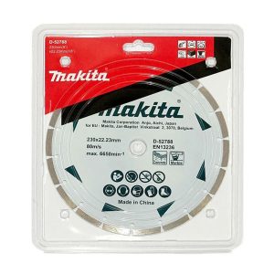 Lưỡi cắt kim cương cho đá cẩm thạch 230×22.23mm Makita D-52788