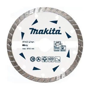 Lưỡi cắt lượn sóng cho đá cẩm thạch 180×22.23mm Makita D-52819