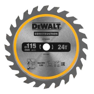 Lưỡi cưa gỗ 115mm 24T DeWalt DT20420-QZ
