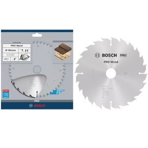 Lưỡi cưa gỗ 184×2.0/1.4×25.4 T24 (Expert) Bosch 2608642982 (24 Răng)