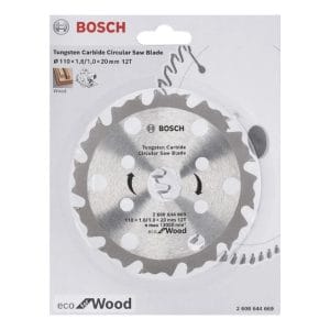 Lưỡi cưa gỗ CoolTeq 110×1.6/1.0x20mm T12 Bosch 2608644669 (12 Răng)