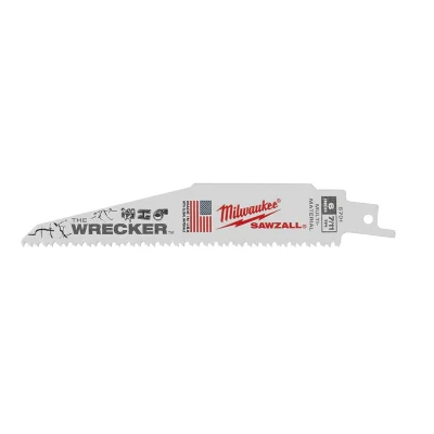 Lưỡi cưa kiếm đa năng Milwaukee WRECKER T8-150.24mm (Bộ 5 lưỡi)