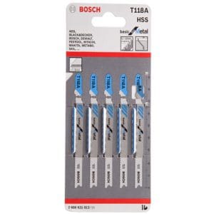 Lưỡi cưa lọng sắt dày Bosch T118A (1.1 – 1,5mm)