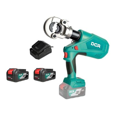 Máy bấm cos thủy lực dùng pin 20V DCA ADYH300EM (2 Pin 4.0Ah & Sạc)