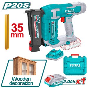 Máy bắn ghim 35mm dùng pin 20V Total TCBNLI3606 (Kèm 1 Pin 2.0Ah & Sạc)